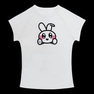 BUNNY EMBROIDERY BABY TEE