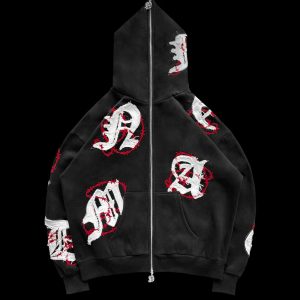 CHOKEHOLD ZIP HOODIE BLACK