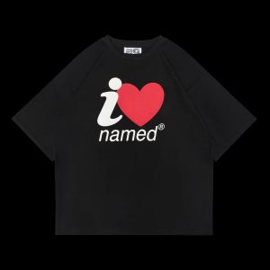 NAMED OVERSIZED TEE BLACK