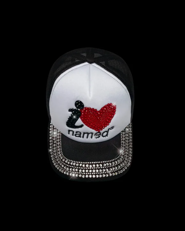 RHINESTONE TRUCKER BLACK